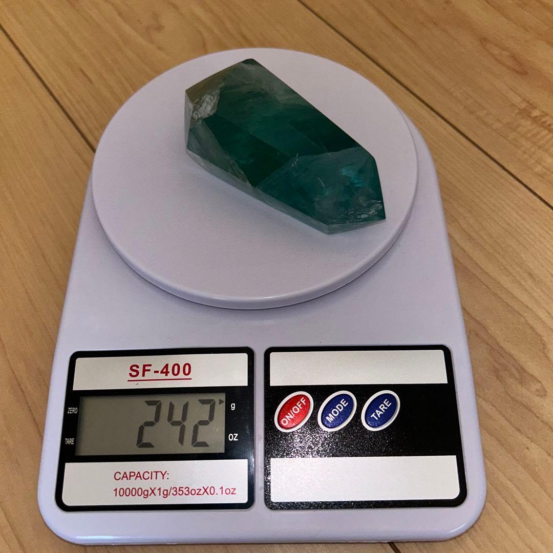 虹がすごい フローライト グリーン 天然石