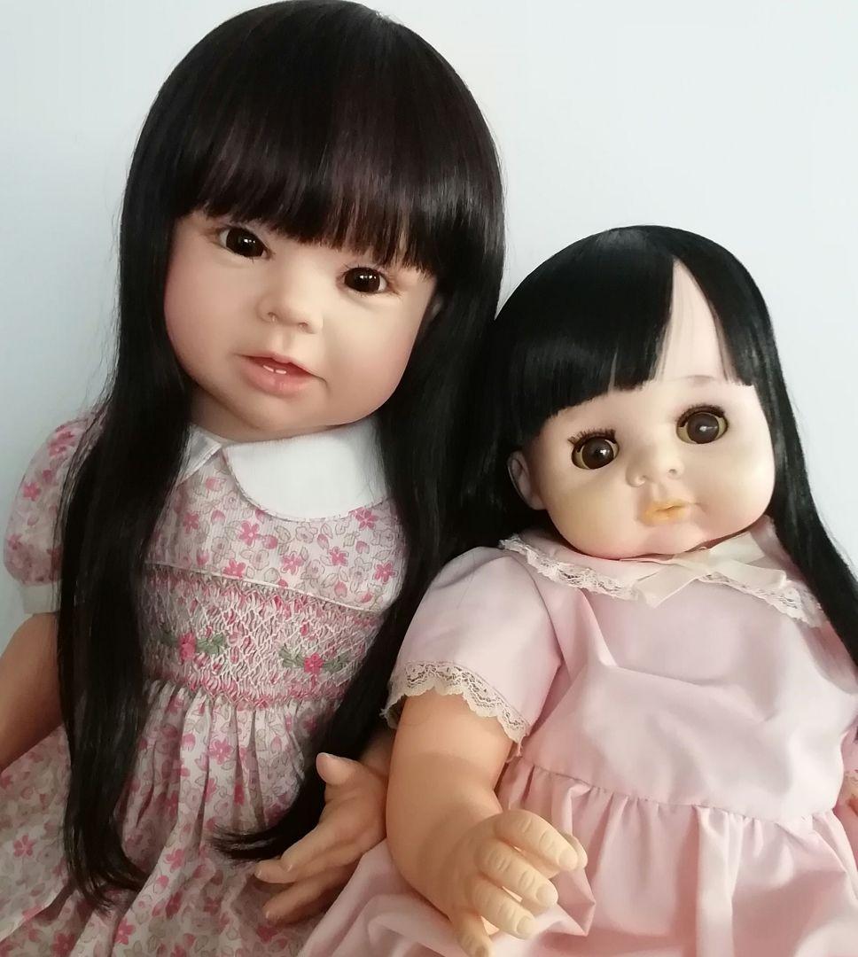 リボーンドール　黒髪ボニーちゃん　リボーンベビー　抱き人形　セラピー