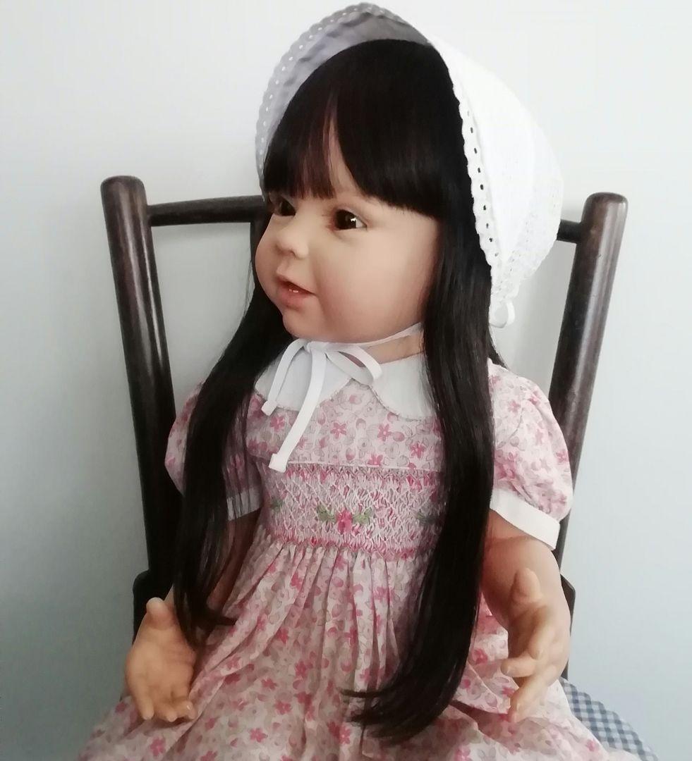 リボーンドール　黒髪ボニーちゃん　リボーンベビー　抱き人形　セラピー