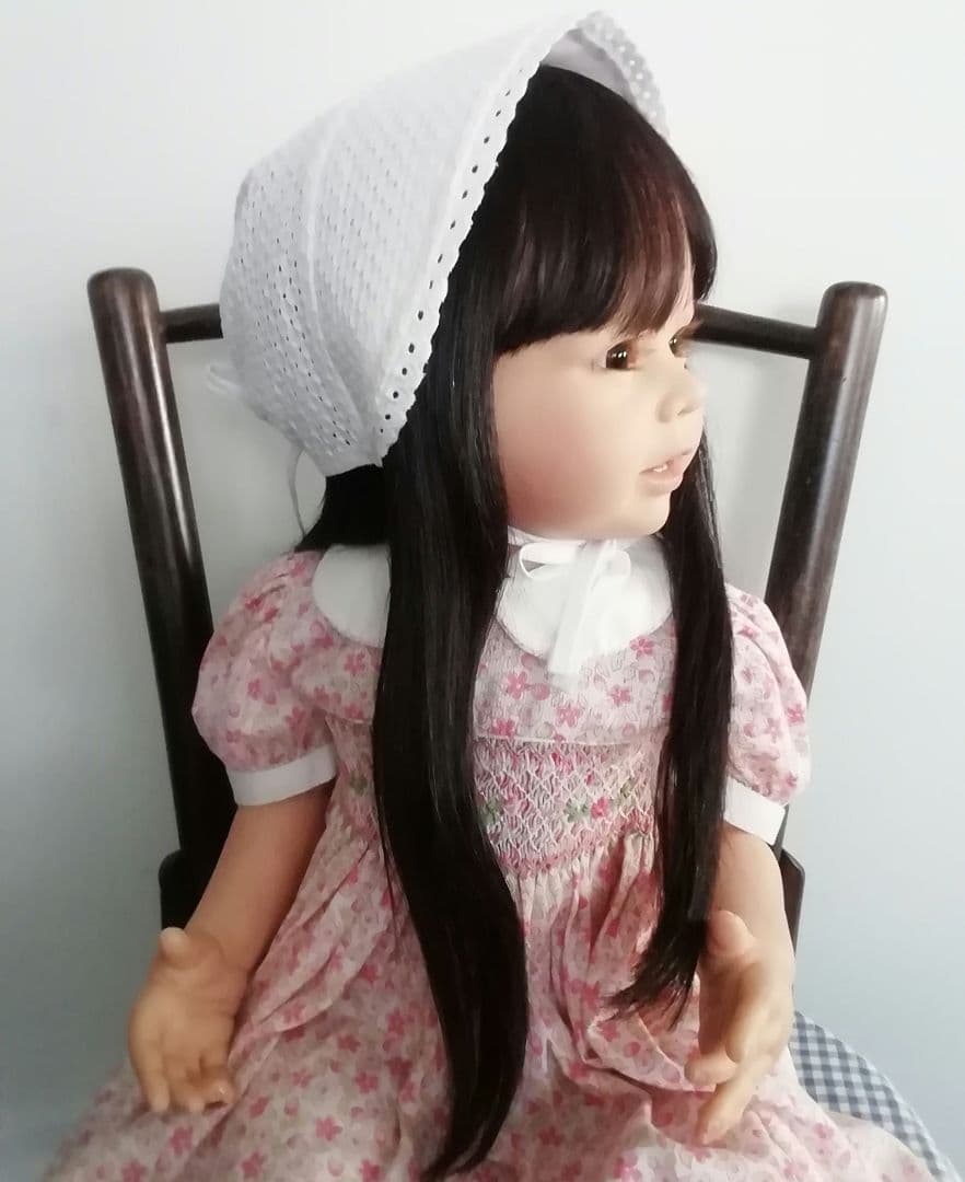 リボーンドール　黒髪ボニーちゃん　リボーンベビー　抱き人形　セラピー