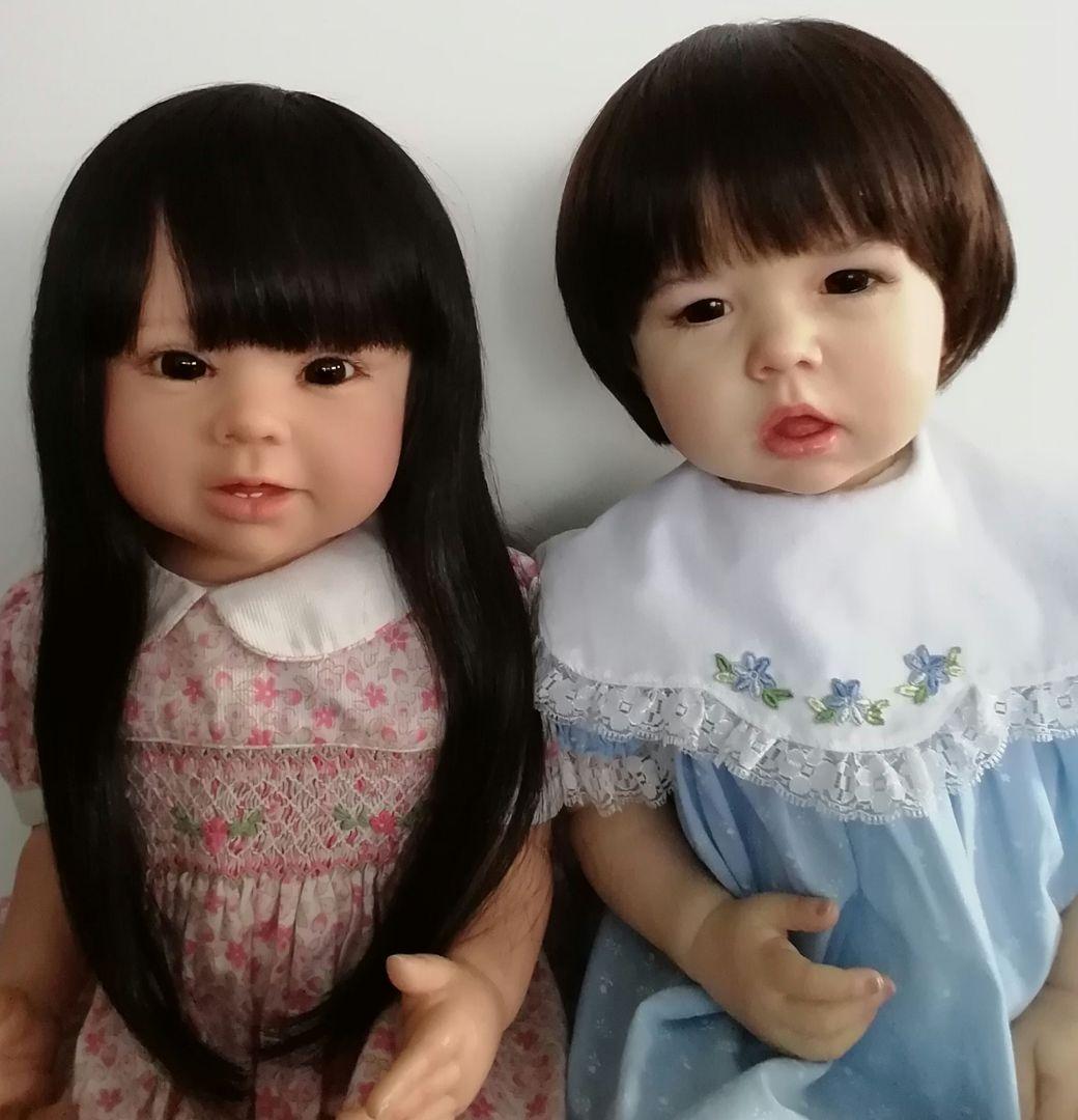 リボーンドール　黒髪ボニーちゃん　リボーンベビー　抱き人形　セラピー