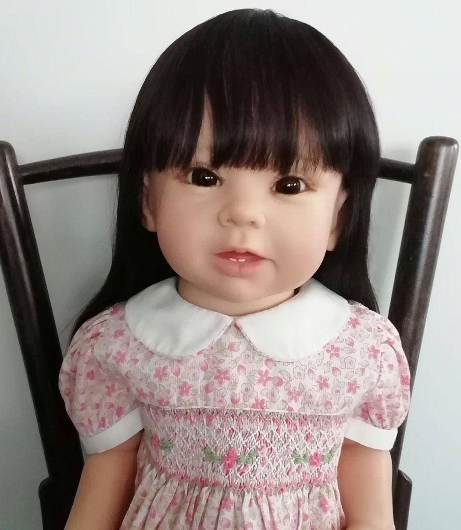 リボーンドール　黒髪ボニーちゃん　リボーンベビー　抱き人形　セラピー
