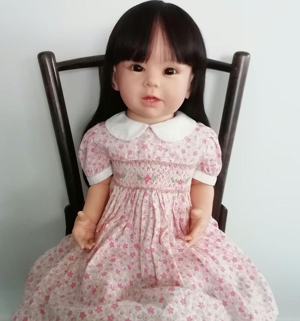 リボーンドール　黒髪ボニーちゃん　リボーンベビー　抱き人形　セラピー