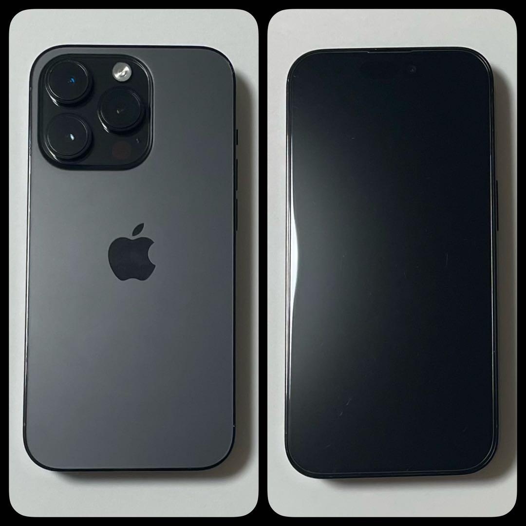 【極美品】iPhone14 Pro スペースブラック 128GB 【付属品完備】