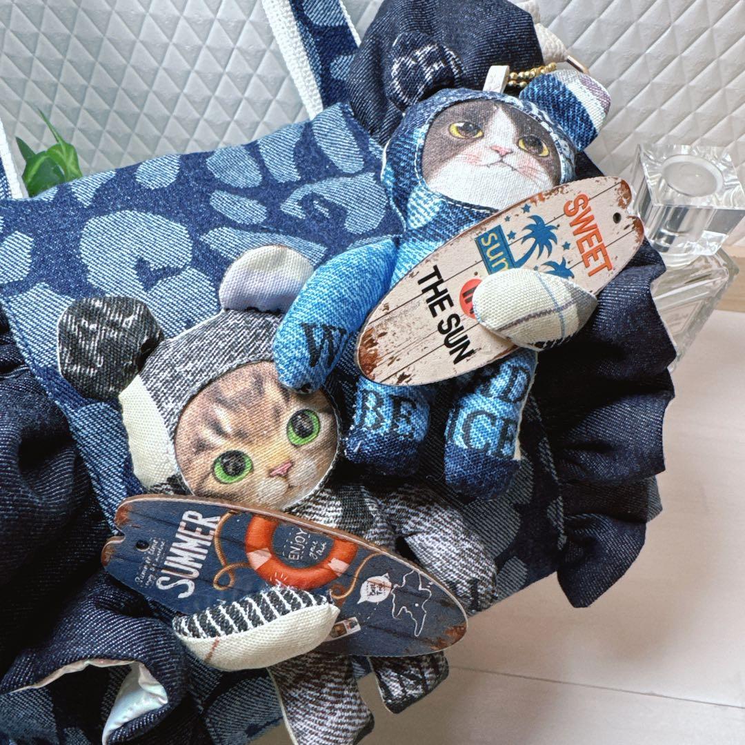 ゆ*ら様 コヤンイサムチョン♡SURFリトルサンダー&ジョース君の豹柄デニムトー