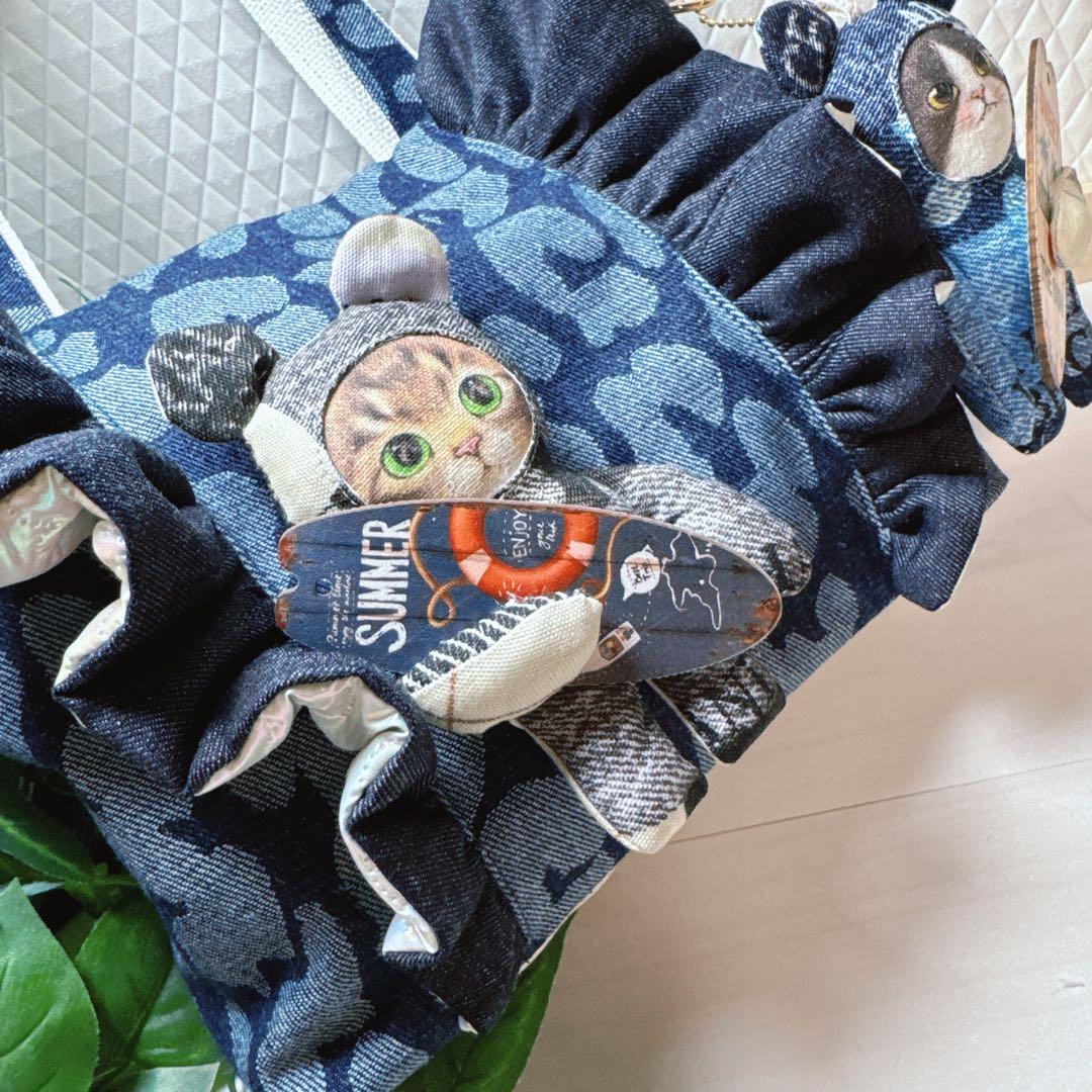 ゆ*ら様 コヤンイサムチョン♡SURFリトルサンダー&ジョース君の豹柄デニムトー