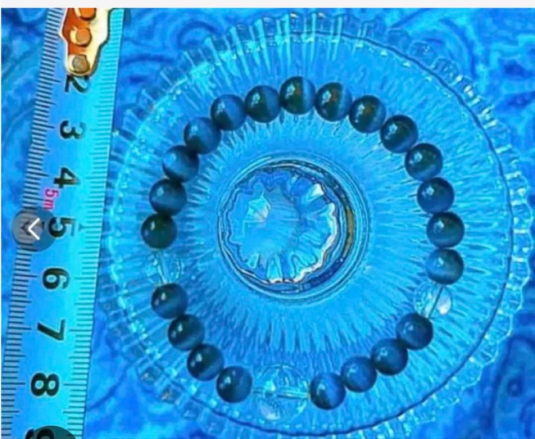 金運爆上げ　6mmカヤナイト　➕　主玉1.3cm水晶　パワーブレスレット