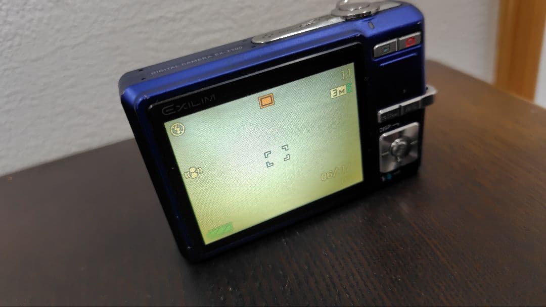 【レトロ】CASIO EXILIM EX-Z700 コンデジ ブルー