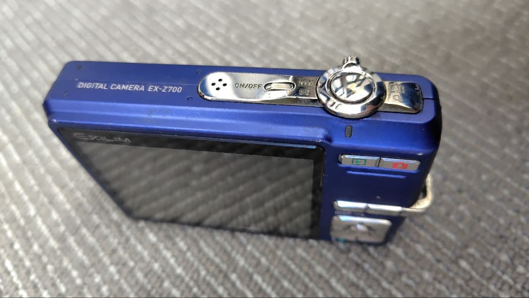 【レトロ】CASIO EXILIM EX-Z700 コンデジ ブルー