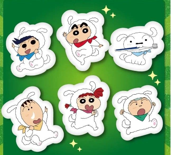 LION ×クレヨンしんちゃん ダイカットクッション6個セット