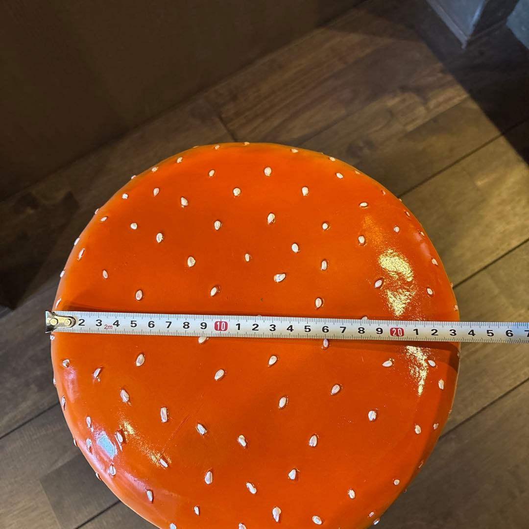ハンバーガー型　スツール ミニチェア