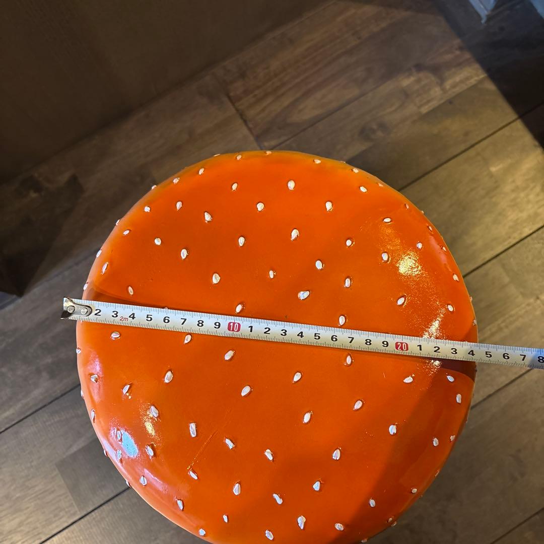 ハンバーガー型　スツール ミニチェア