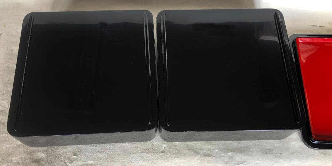 重箱 おせち 2段重 木製漆塗 黒 7寸 内朱 21cm 漆器 アウトレット