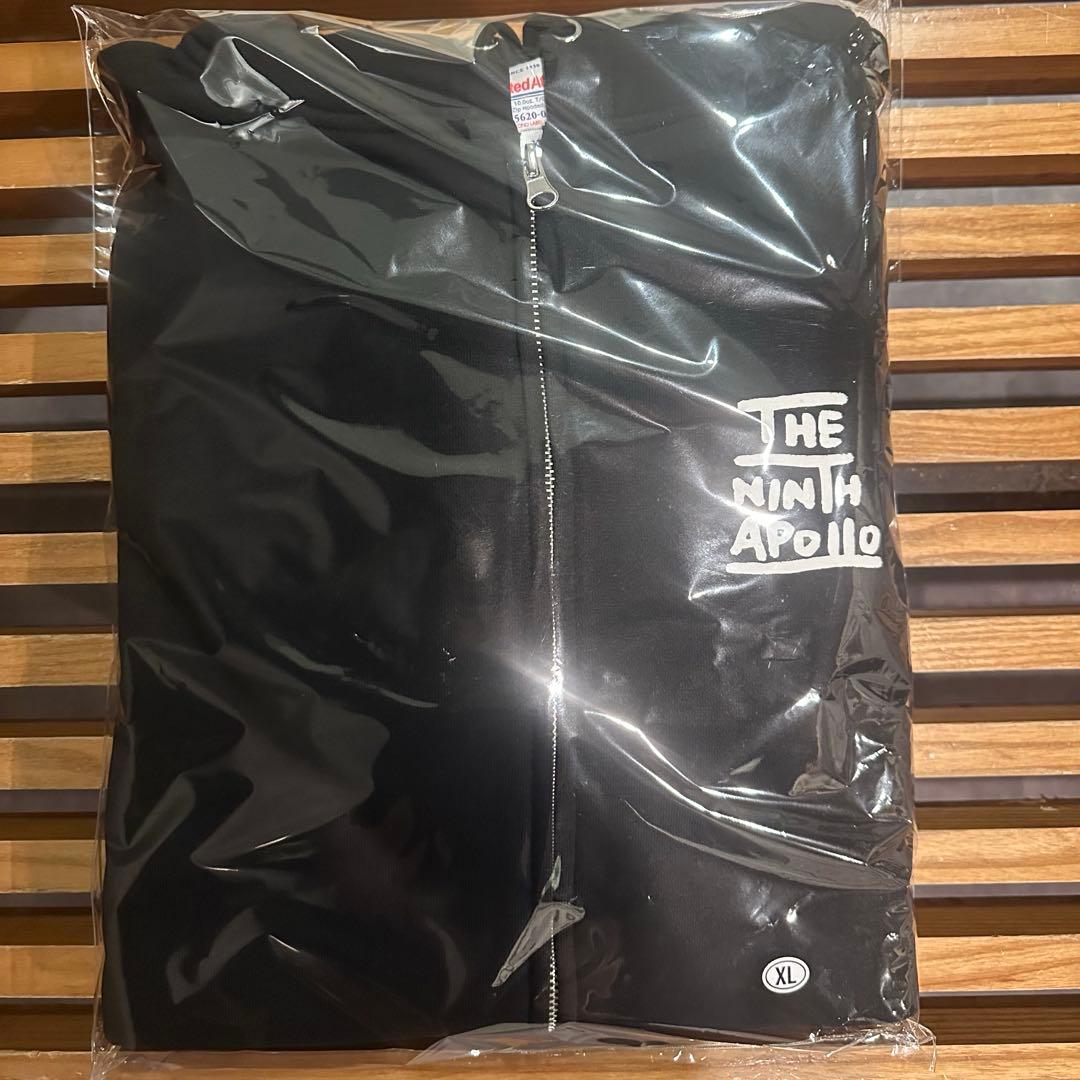 THE NINTH APOLLO レーベル ロゴ ジップアップ パーカー XL