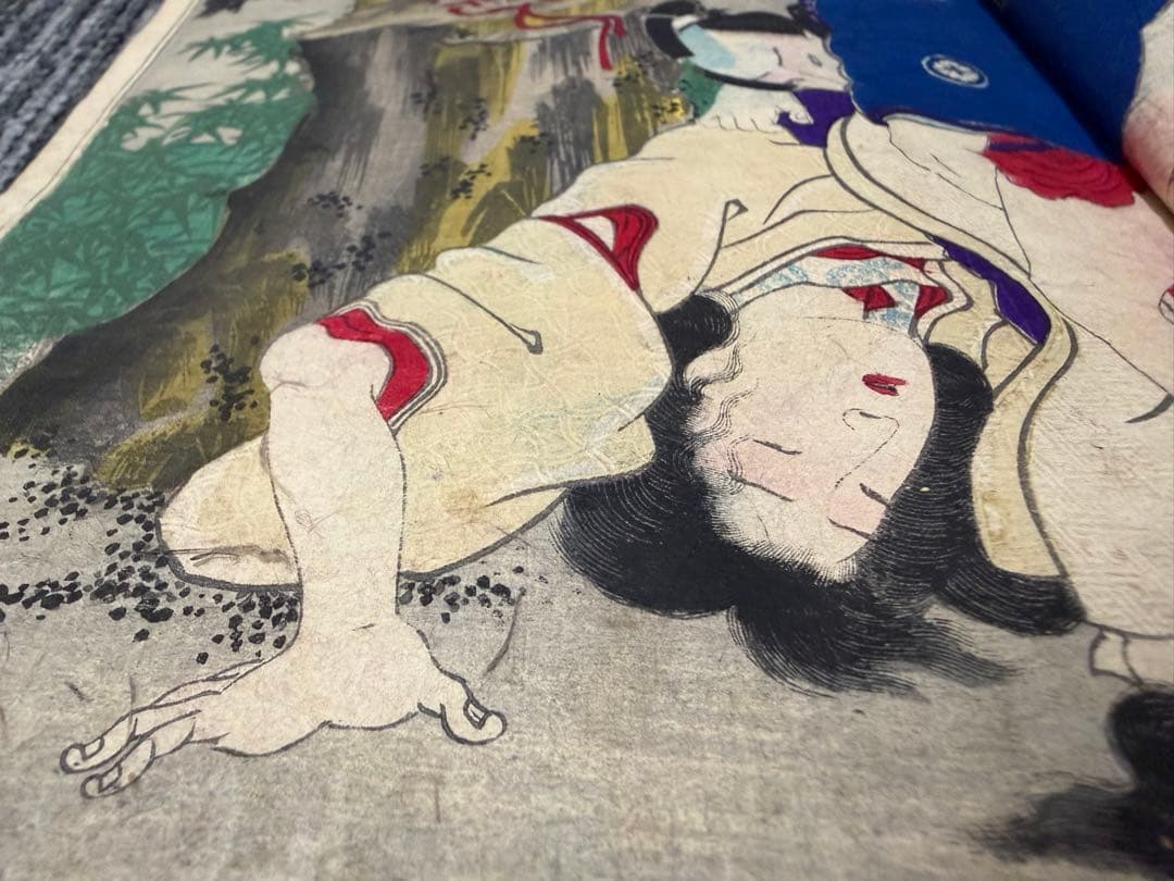 歌川国貞 春画 浮世絵 艶本◆「正写相生源氏」3冊揃 浮世絵 女好庵主人