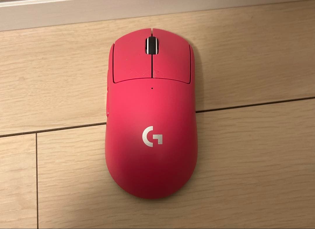 箱無し　Logicool gpro superlightピンク マウス 本体