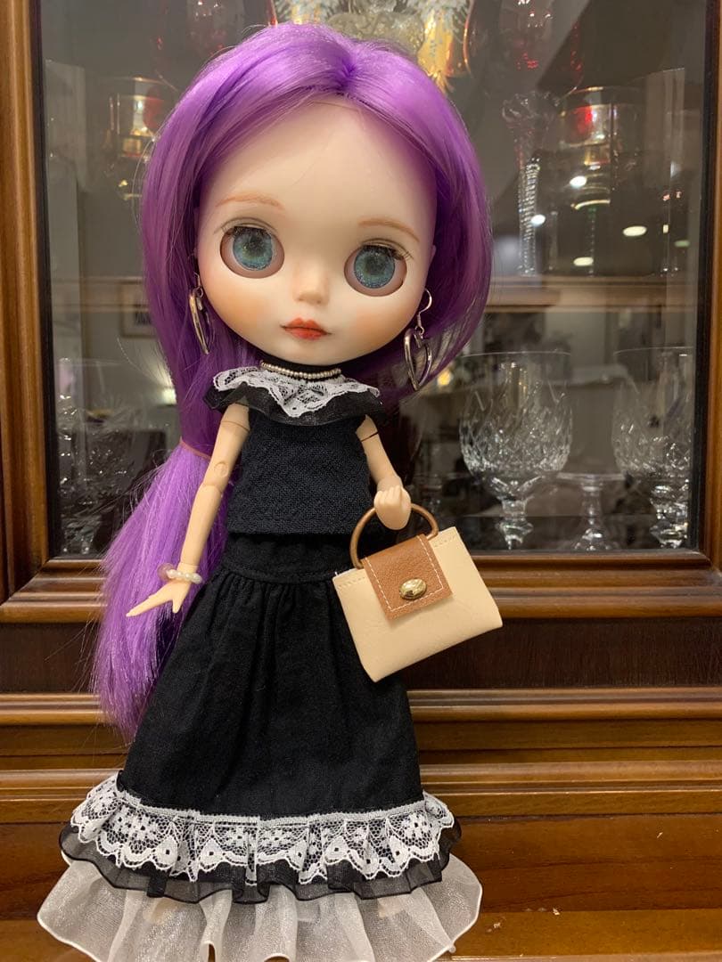 カスタム アイシードール アウトフィット付き❤ パープル系の子(*^^*)