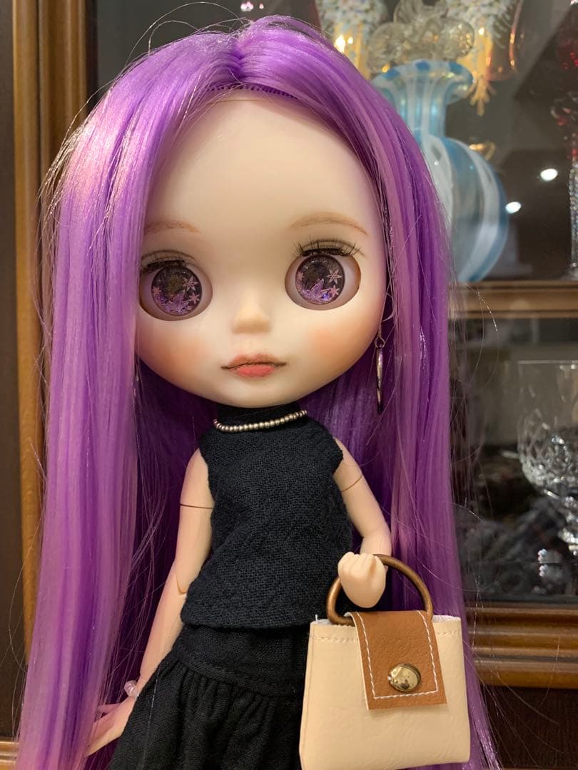カスタム アイシードール アウトフィット付き❤ パープル系の子(*^^*)