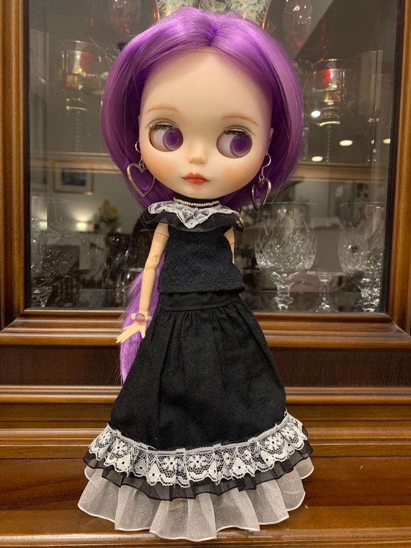 カスタム アイシードール アウトフィット付き❤ パープル系の子(*^^*)