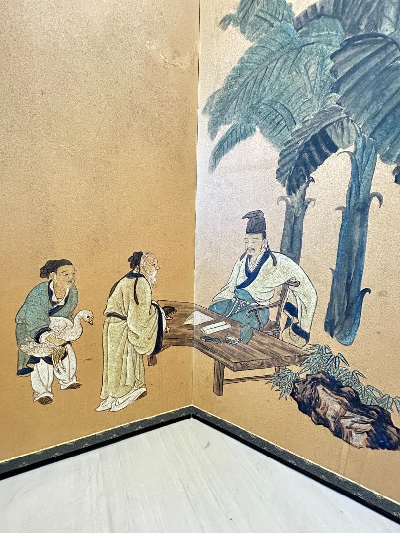 屏風（送料込み）美術品/アンティーク/日本画