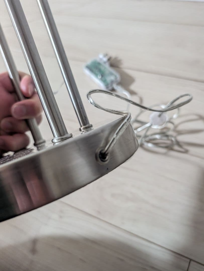 廃盤　イケア Tived フレキシブルアーム テーブルランプ 読書灯　シルバー