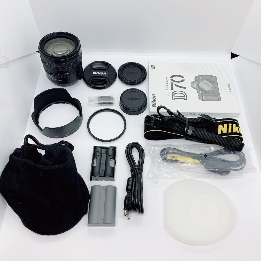 ニコン　デジタル一眼　D70 レンズキット　Nikon カメラ　M377