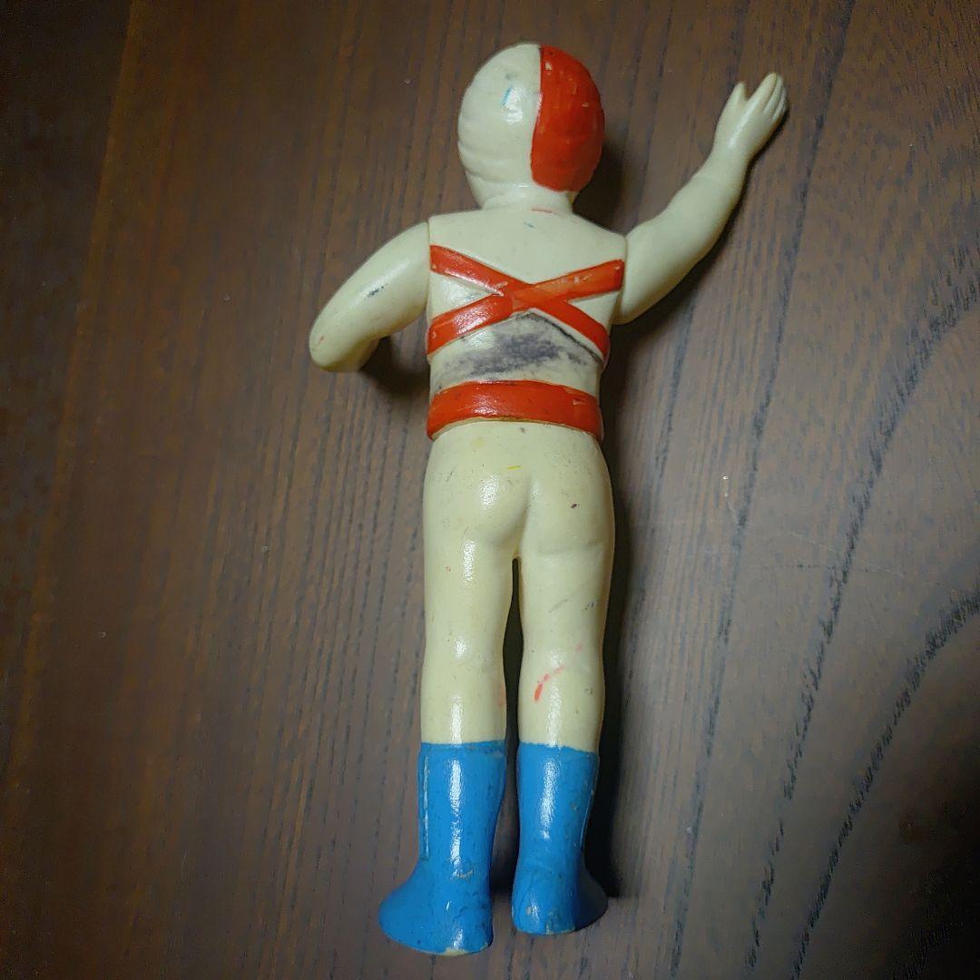 愛の戦士レインボーマン☆1970年代の希少ソフビフィギュア☆高さ約15cm