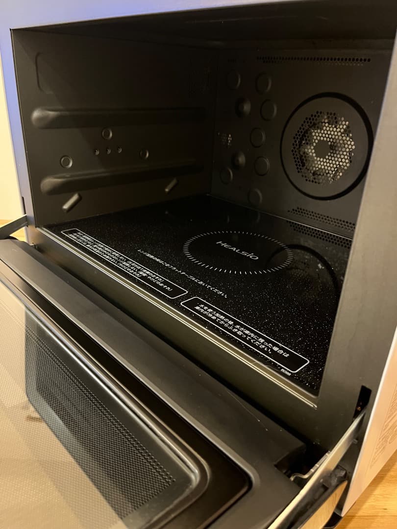 SHARP HEALSIO ブラック 電子レンジジャンク品