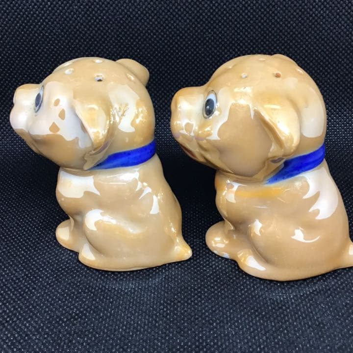 キャメル色　ボンゾー　ボンゾ犬　bonzo アンティーク　ソルト&ペッパー