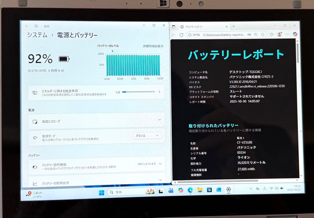 Office2021搭載！超軽量745ｇ！10.1型回転タブレット！CF-RZ5