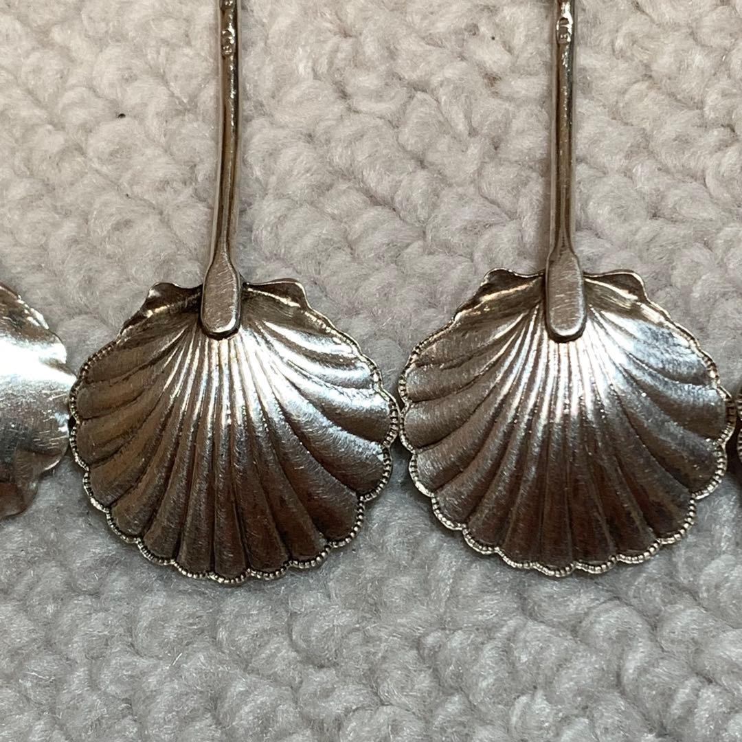 バーナード・インストーン　ギョーシエ・エナメル製　デミタススプーン　6色セット