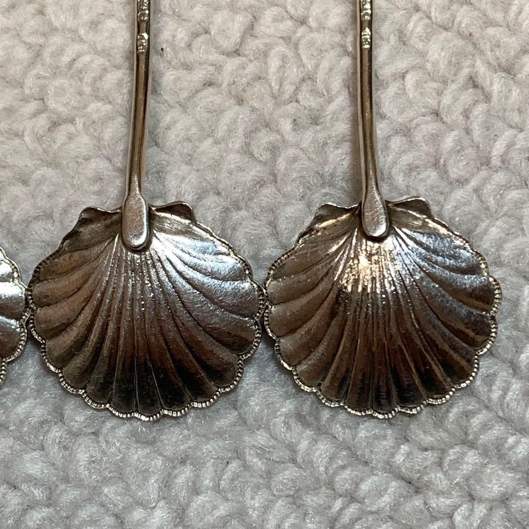 バーナード・インストーン　ギョーシエ・エナメル製　デミタススプーン　6色セット