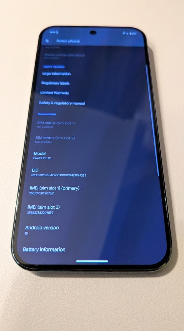 Google Pixel 9 Pro XL Obsidian 256GB 本体等