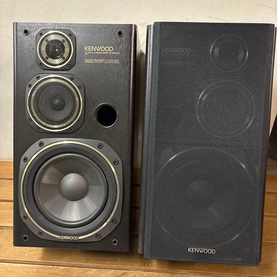 KENWOOD スピーカー 3ウェイ バスレフポート付き 黒