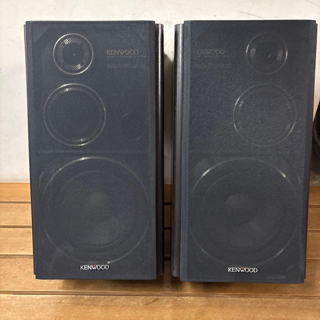 KENWOOD スピーカー 3ウェイ バスレフポート付き 黒