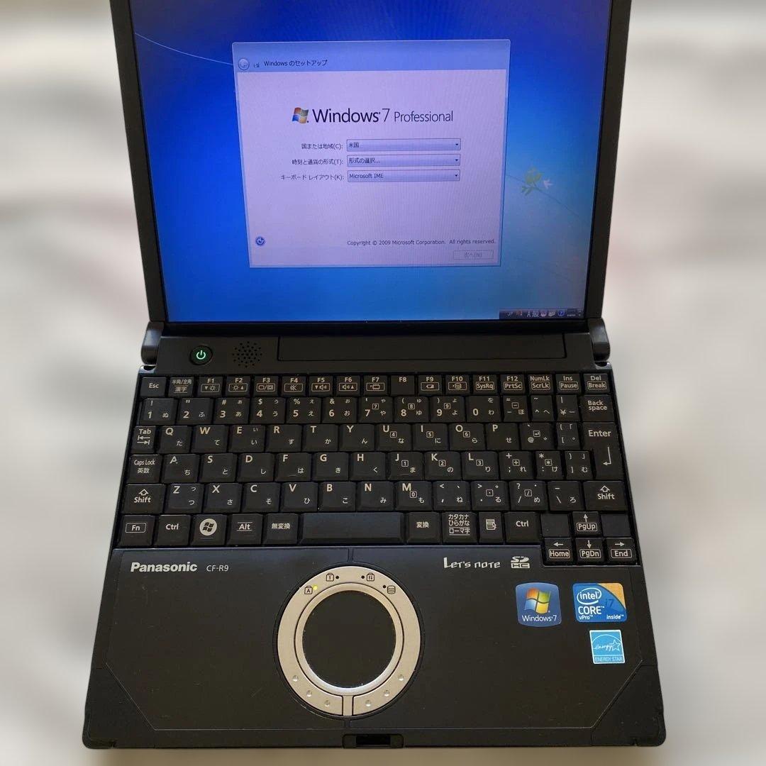 B*5様 Panasonic CF-R9 Windows7 ジャンク