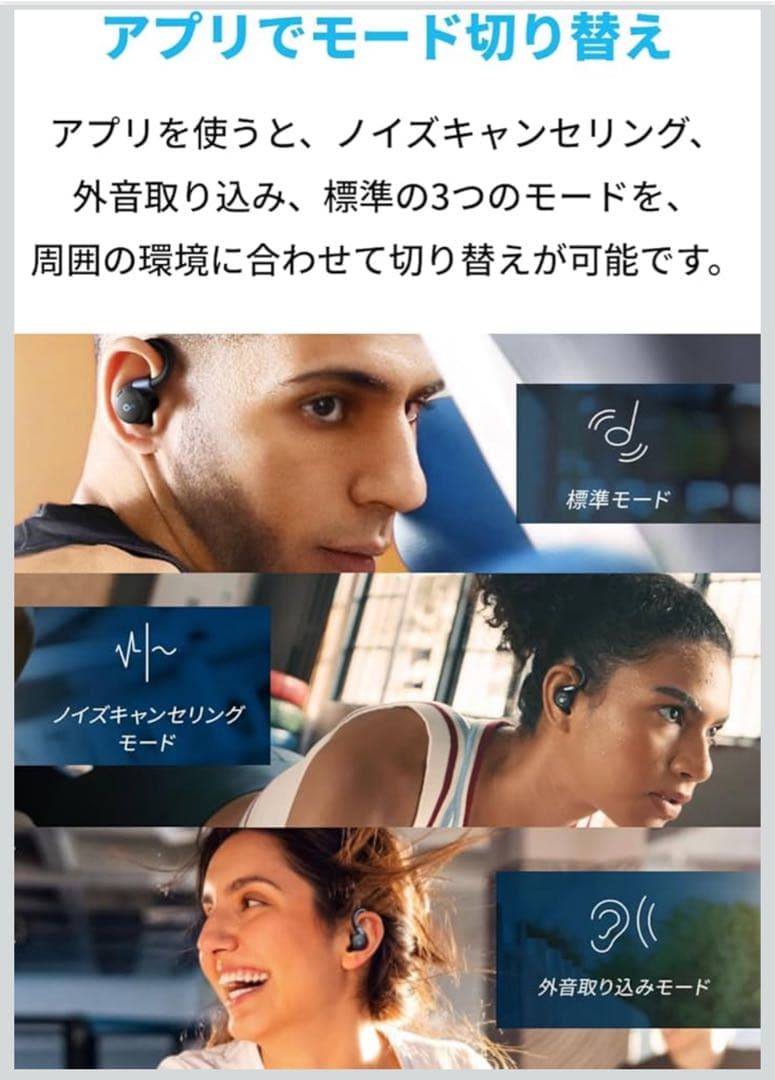 Anker Soundcore Sport X20ワイヤレスイヤホン　ブラック