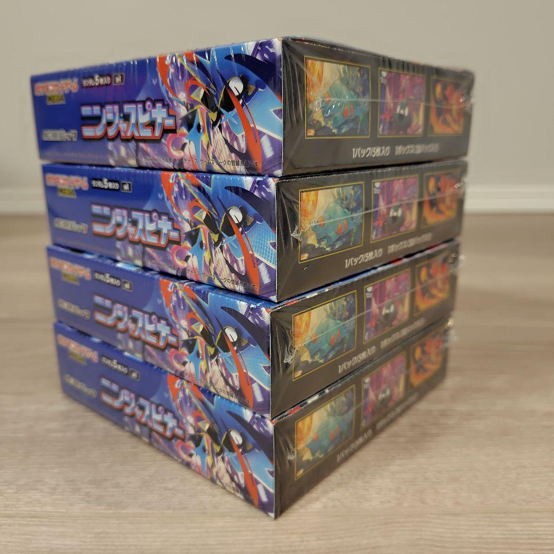 ポケモン カード ニンジャスピナー 4BOX 【全てシュリンク付】