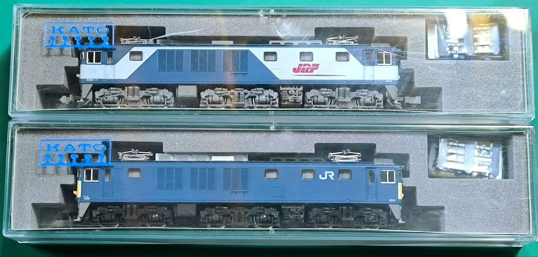 【KATO】EF64-1000、JR貨物更新色+一般色、2両★☆【匿名配送】