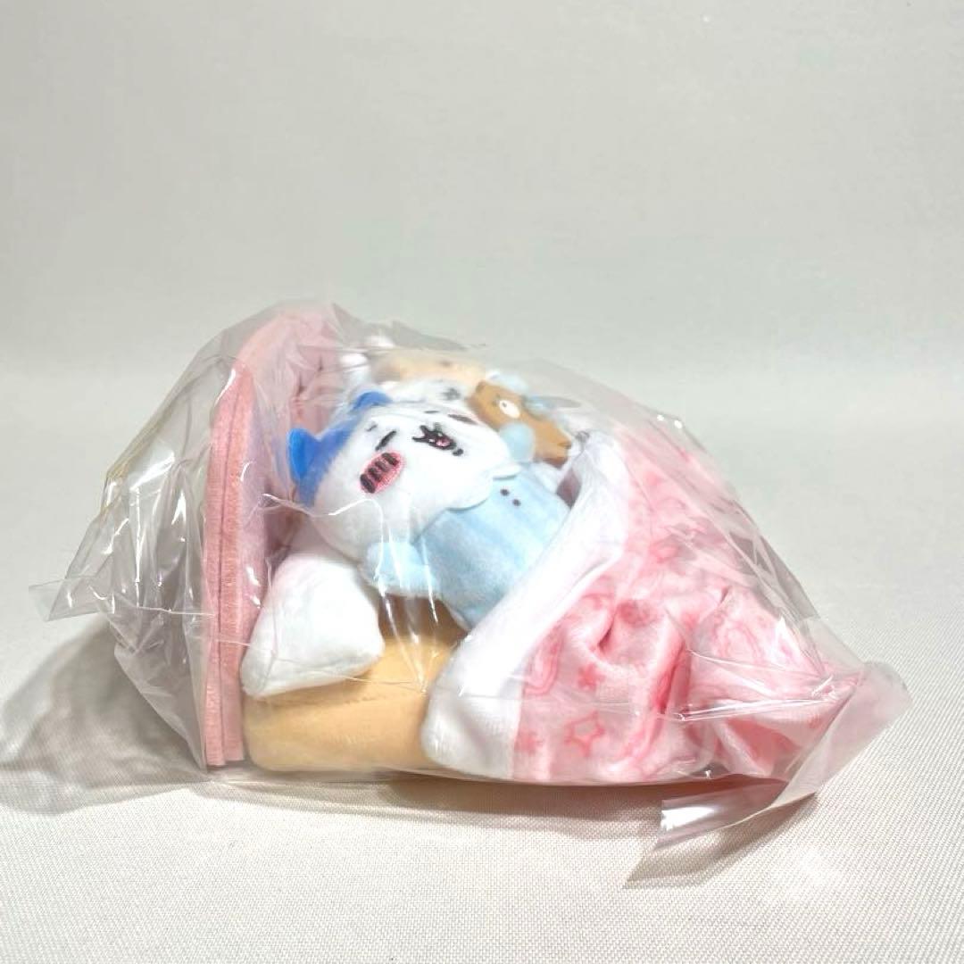 ちいかわ おやすみベッドと繋がるマスコットセット ハチワレ うさぎ 新品 匿名