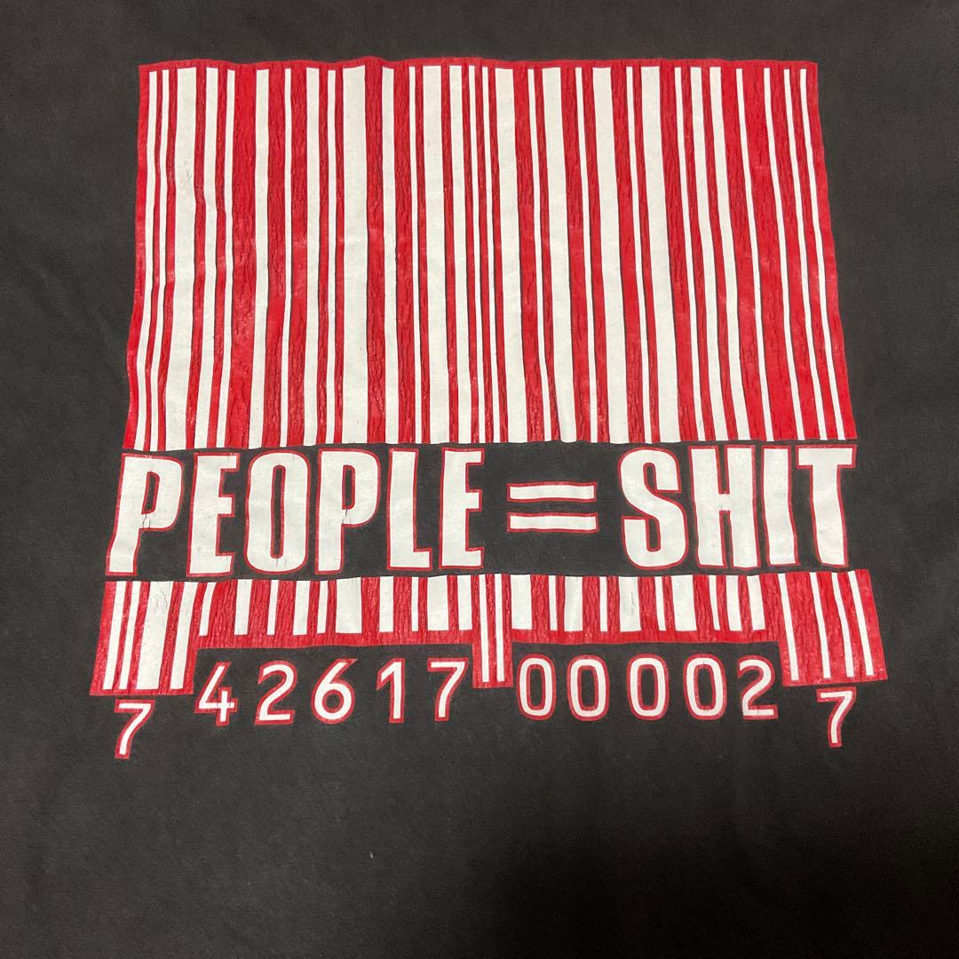 Slipknot PEOPLE=S××Tバーコード バンドTシャツスリップノット
