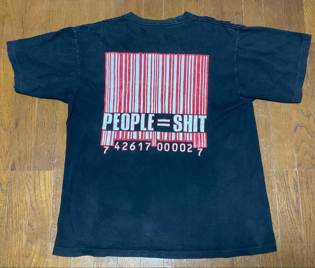 Slipknot PEOPLE=S××Tバーコード バンドTシャツスリップノット