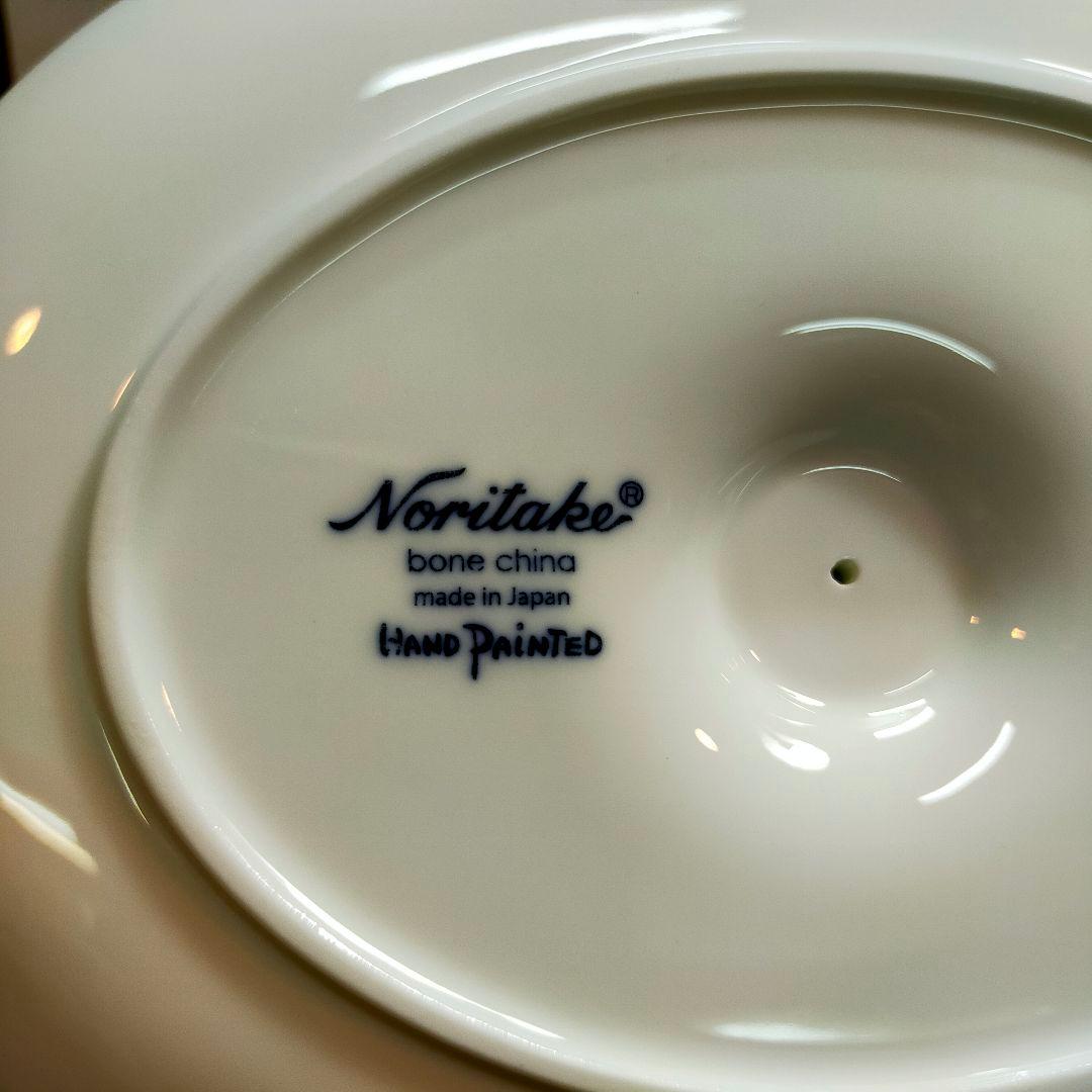 Noritake ノリタケフィギュリン付きトレイ 楕円 フレンチブル！