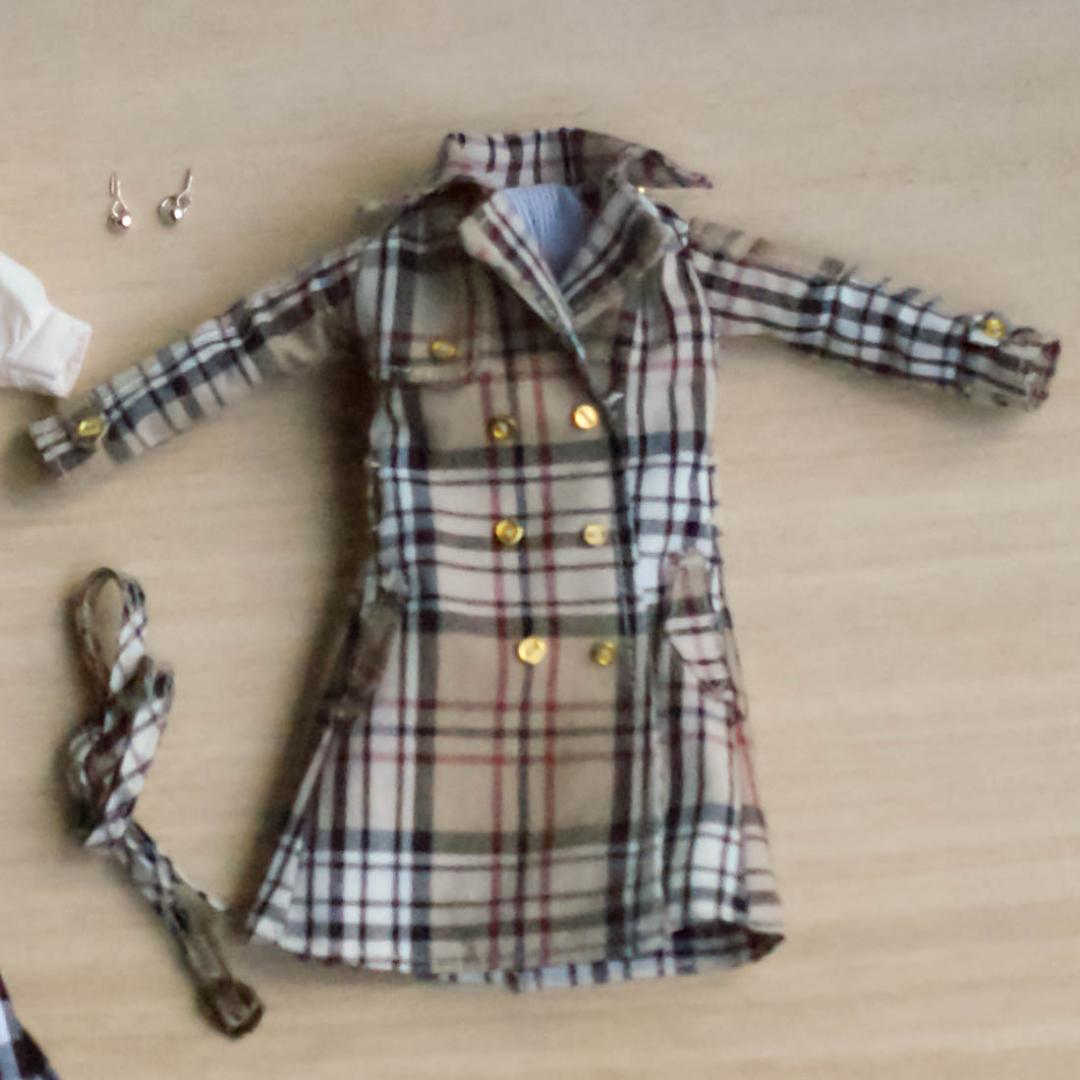 6.リカちゃん ハンドメイド服 気分はスパイ!?トレンチコート6点セット