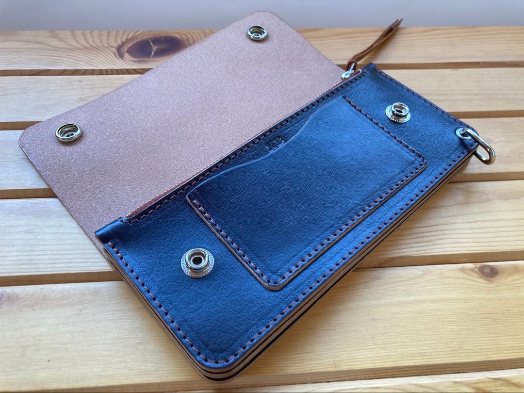 姫路レザー　ロングトラッカーウォレット