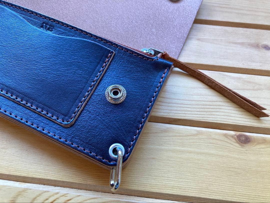 姫路レザー　ロングトラッカーウォレット