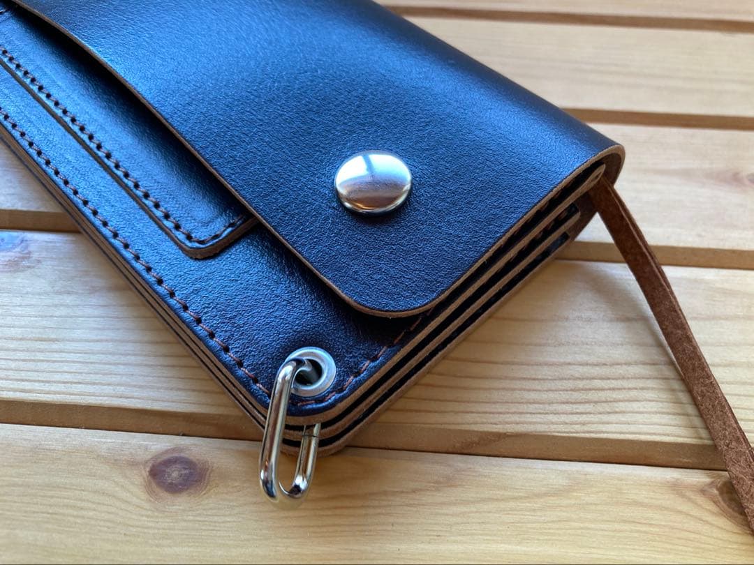 姫路レザー　ロングトラッカーウォレット