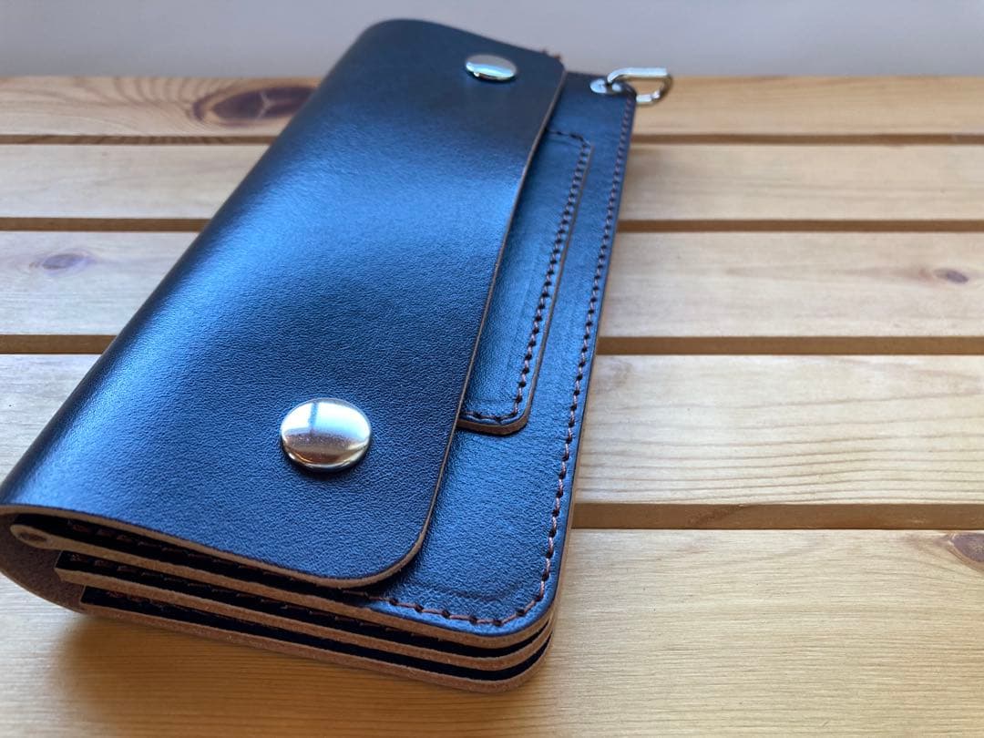 姫路レザー　ロングトラッカーウォレット