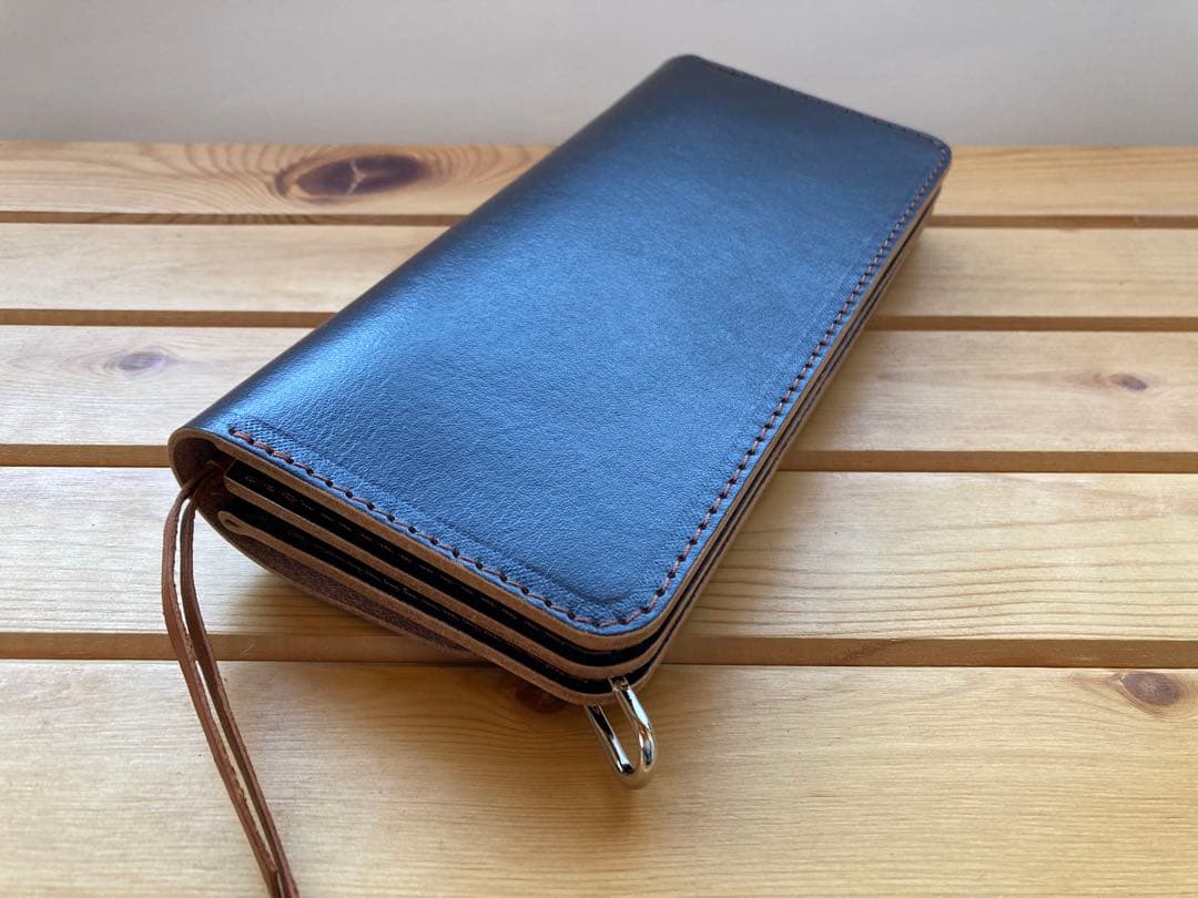 姫路レザー　ロングトラッカーウォレット