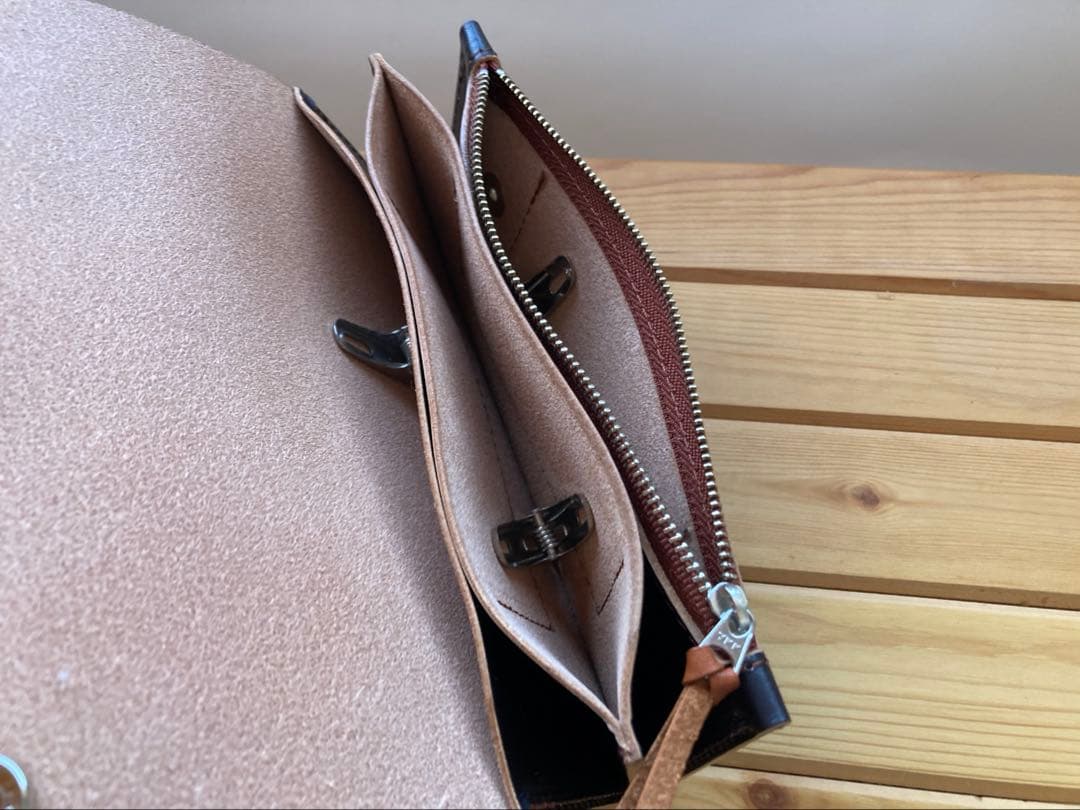 姫路レザー　ロングトラッカーウォレット